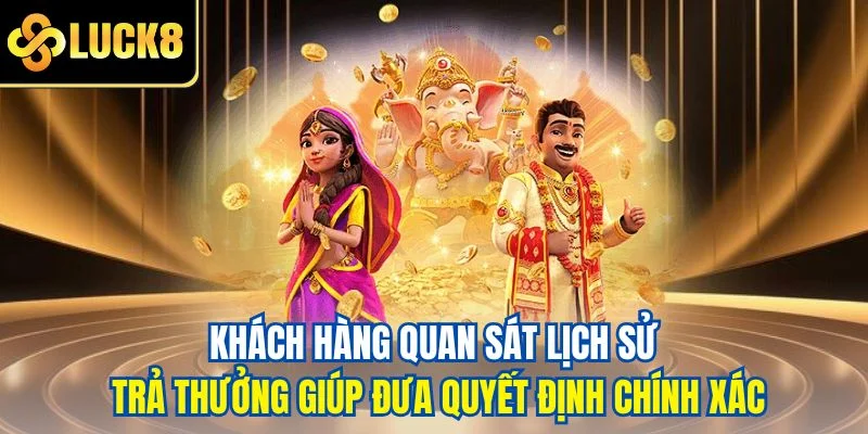Khách hàng quan sát lịch sử trả thưởng giúp đưa q quyết định chính xác